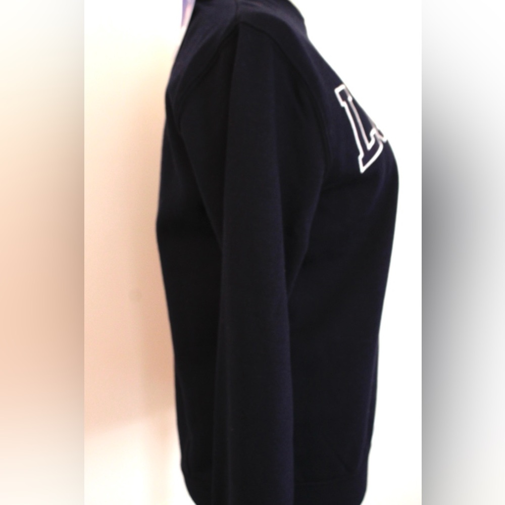 NWT Women's Embroidered Navy London England Sweatshirt Size S - 70% Cotton  SOFT - Picture 5 of 15